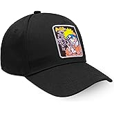 Naruto Baseball Cap Boys Sun Hat Lightweight Adjustable Strap Snapback Vacation Essentials Anime Gifts Black