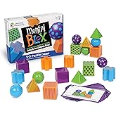 Learning Resources Mental Blox Critical Thinking Game, Homeschool, 20 Blocks, 40 Activity Cards, Ages 5+,Multicolor