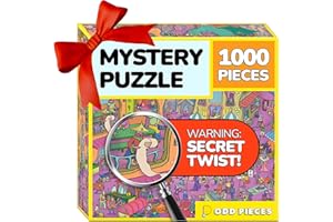 Odd Pieces Mystery Jigsaw Puzzle - Series 2 Shutterbug Mystery Puzzle with Storytelling Comics, Treasure Hunt Clues, Secret E