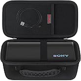 Elonbo Carrying Case for Sony ULT Field 3 Wireless Portable Bluetooth Speaker, ULT Field 3 Speaker Travel Protective Bag Storage Cover, Extra Mesh Pocket Fits Charging Cable, Black