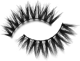 Eylure Luxe Faux Mink Opal False Lashes Black Reusable 10 Wears + Latex Free view 3