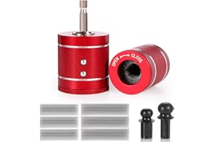 MOKAOU Copper Pipe Cleaner 2 Pack 1/2" & 3/4" Copper Pipe Cleaner for Drill with 3 Pcs Replaceable Brushes and 2 Replace Brushes Installation Tools. Cleaning Rust, Stains on Copper Pipes and Metal Pipes