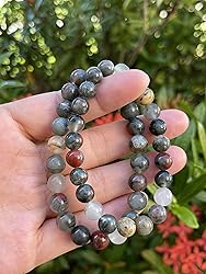 Bloodstone Crystal Bead Bracelet 8mm, Wholesale