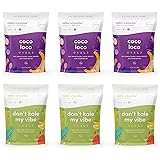 Rollin' n Bowlin' Smoothie Mix | Highest Protein (Variety Pack of 6) | 3 Different Flavors, All Natural Frozen Fruit and…