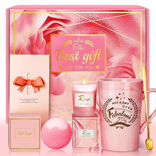 Eletorot Birthday Gifts for Women: Unique Hamper Pamper Presents Basket for Wife, Sister, Girls, Daughter, Nan, Personalised Ladies Self Care Spa Bath Set for Her on Christmas, Valentines, Mothers Day