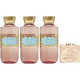 Bath & Body Works Sweetest Song 3 Pack Body Wash Bundle with a Himalayan Salts Springs Bar Soap - Full Size