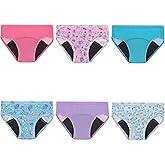 Hanes Toddler Girls' Potty Trainer Brief, Moisture-Wicking Panty, Odor Protection Potty Trainer Underwear, 6-Pack