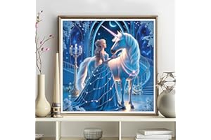 5D Diamond Art Kits for Adults - DIY Woman Diamond Painting Kits, Full Round Drill - Crystal Embroidery Cross Stitch Craft fo