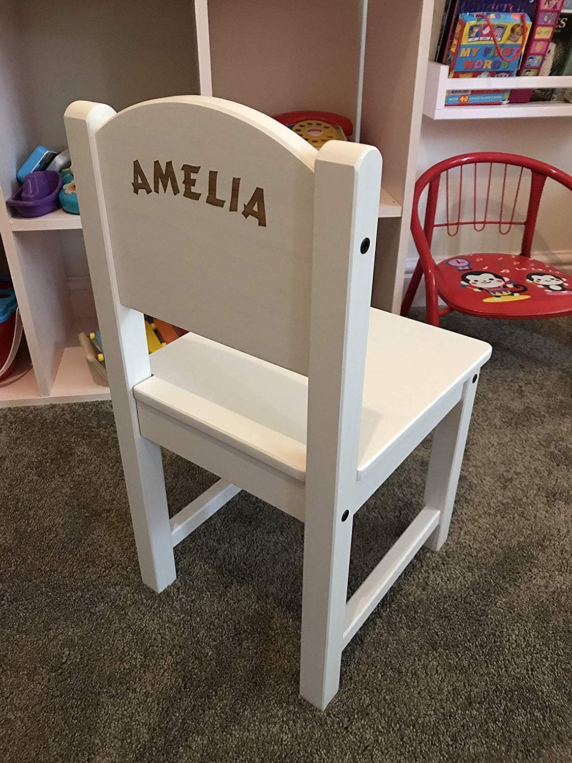Engraving Back Makethismine Personalised Childrens Kids Ikea Table And Chairs 2 Names Children S Furniture Mfb Afg Furniture