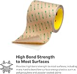 3M 9495LE Adhesive Transfer Tape Circles 2.5" Diameter Pack of 100 view 3
