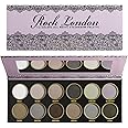 La Catrina 12 Color All Matte Eyeshadow Palette, Gray Brown Eye Makeup, Nude Smoky Neutral Eyeshadow Palette, Natural Ultra-Blendable Powder for Mature Skin, Cruelty Free, Hypoallergenic Makeup Pallet