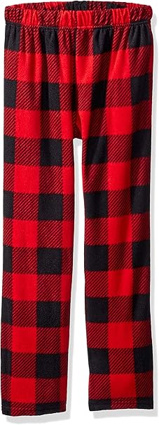 kids red plaid pants