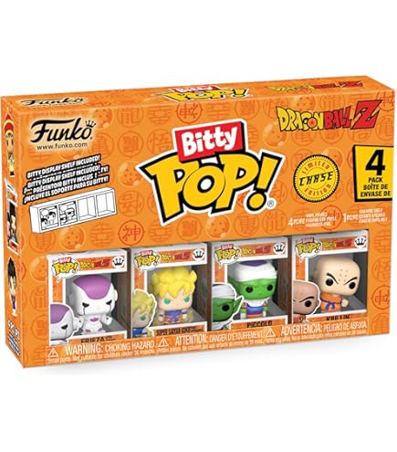 Amazon.com: Funko Bitty POP! Dragon Ball Z, 4-Pack - Gohan, Raditz