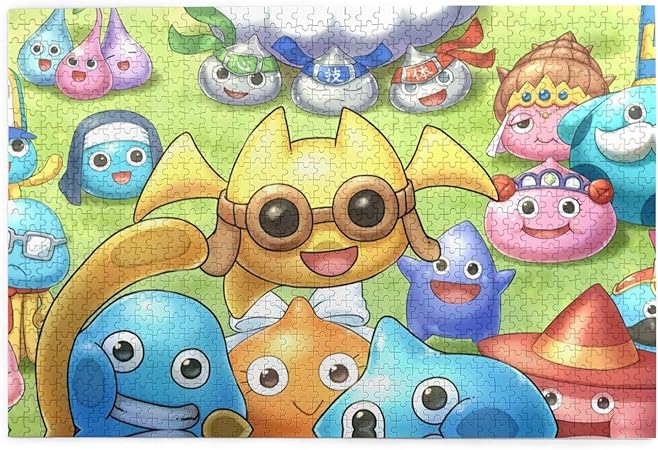 Amazon 人気のジグソーパズル減圧木製パズルスライム ドラクエ1 子供の教育玩具の開発にも適しています クラスメート 友人への誕生日やクリスマスの贈り物に最適です 木製パズル おもちゃ