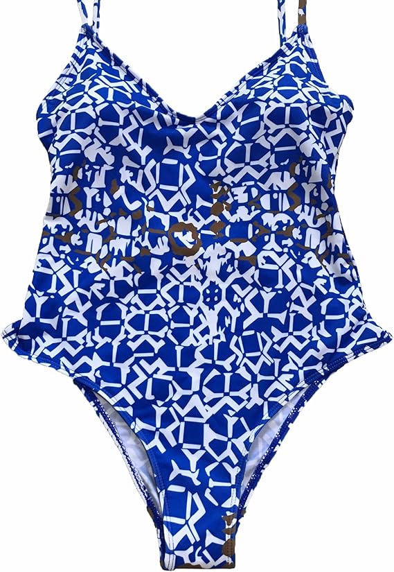 Amazon 女性ホルタービキニパターンの水着ワンピースビキニの裏地付き水着 M 花 ワンピース 通販