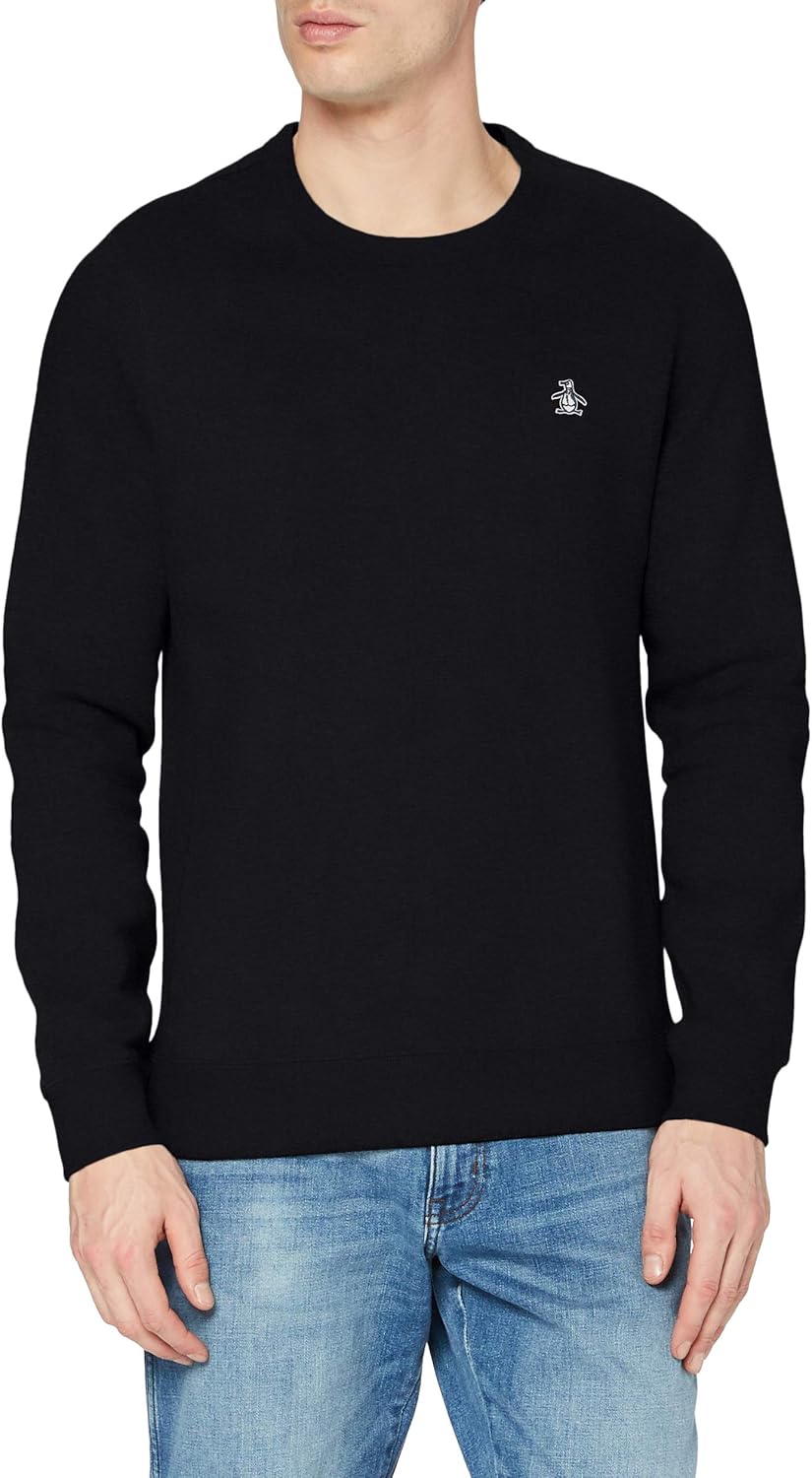 Original Penguin Men's Crew Neck Logo Sweatshirt Amazon.co.uk Clothing