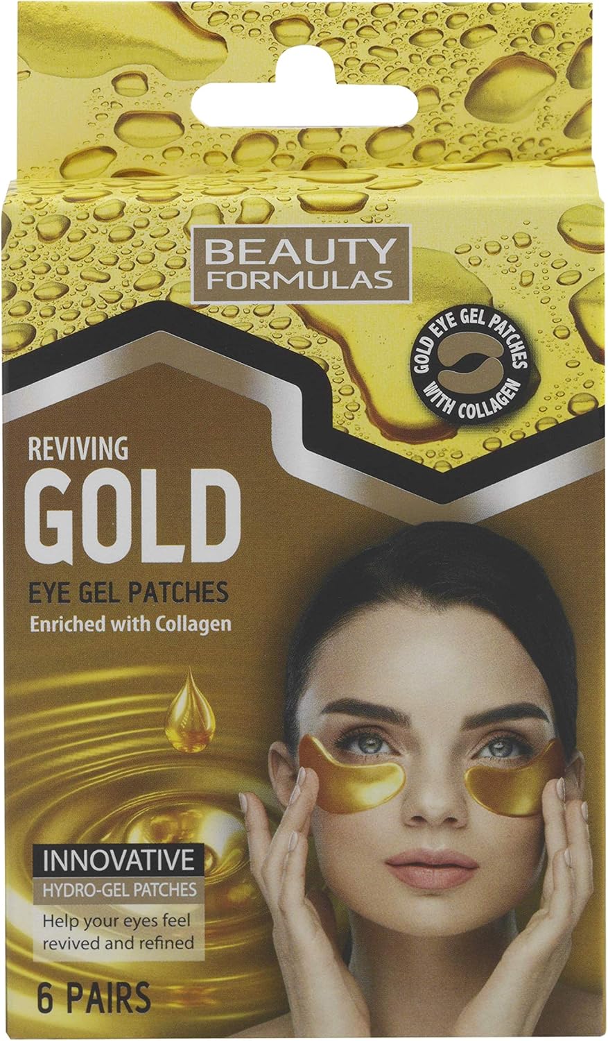 Beauty Formulas Reviving Gold Eye Gel Patches works, white