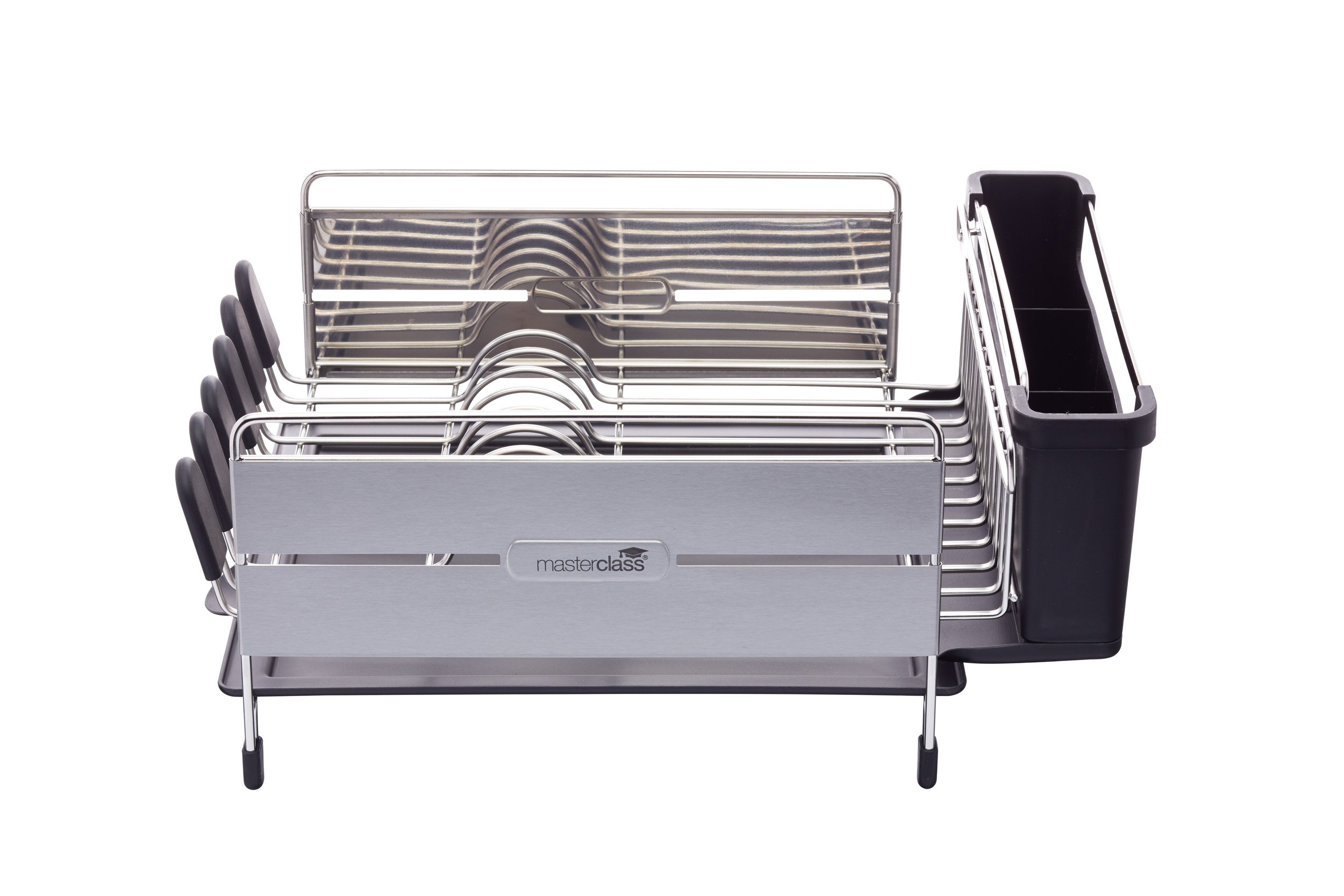 Master Class Large Deluxe Stainless Steel Dish Drainer Rack 44.5 x 32 x... NEW eBay
