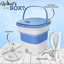 Pyle Portable Mini Washing Machine Lightweight