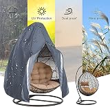 Emwel Hanging Chair Cover 190x115cm Egg Swing Outdoor Waterproof Dustproof view 5