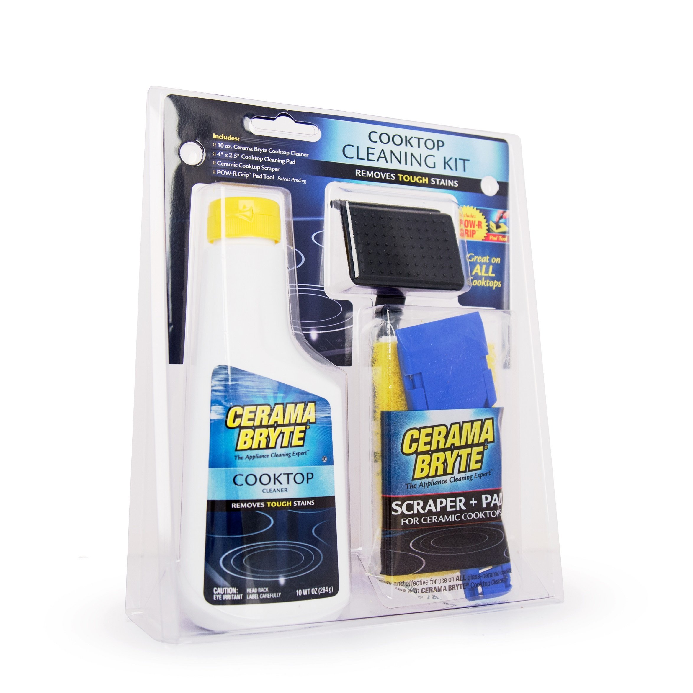 Cerama Bryte Cooktop Cleaning Kit Includes 10 oz. Bottle of Cerama