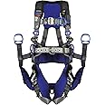 3M 1113190 DBI-SALA ExoFit X300 Comfort Tower Climbing Positioning Suspension Safety Harness, Telecommunications Fall Protection,Back,Front,Hip D-Rings,Auto-Locking Quick Connect Leg,Chest Buckles, S