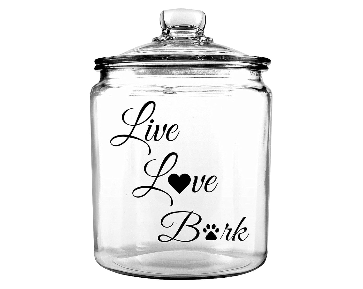 personalized dog treat jar