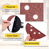 AUGOLA 100Pcs Sanding Discs 125mm 8-Hole Mixed Grits 40-400 VOC view 3