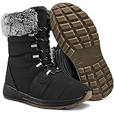 Decould sylf Womens Winter Snow Boots 2026: Waterproof Mid Calf All-day Comfort Warm Fur Lined Outdoor Shoes for Walking