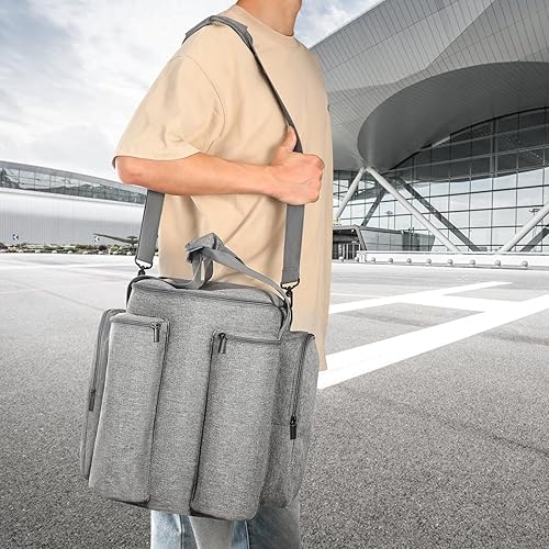 PISOSN Portable Cover Carrying Case Bag Compatible with Bose S1 Pro Portable Bluetooth Speaker (Black)