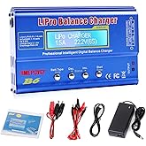 B6 Lipo Battery Balance Charger 80W 6A Discharger for NiMH/NiCd (1-15S) LiPo/Li-ion/Life Battery (1-6S) RC Hobby Batteries Ba