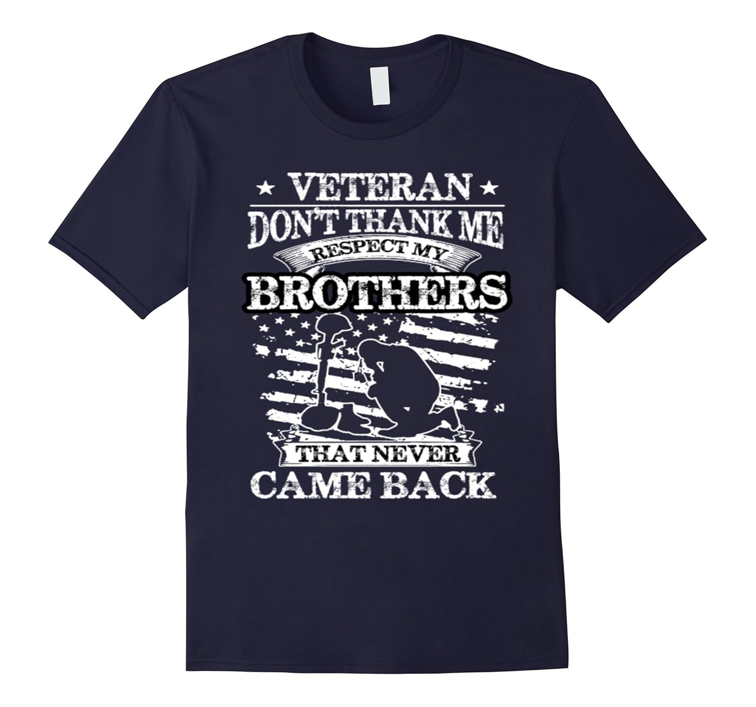Don't thank me respect my brothers Veteran day T Shirt-ANZ
