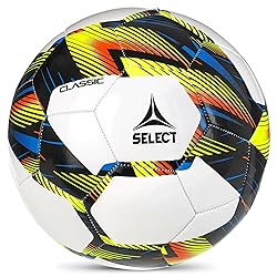 SELECT Classic Soccer Ball, White V24, Size 5