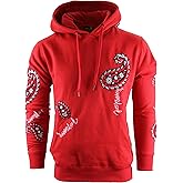 SCREENSHOT FLEECE HOODIE 3202 Mens Urban Streetwear Graffiti Embroidery Patch Fleece Pullover Hoodie Sweatshirt Top
