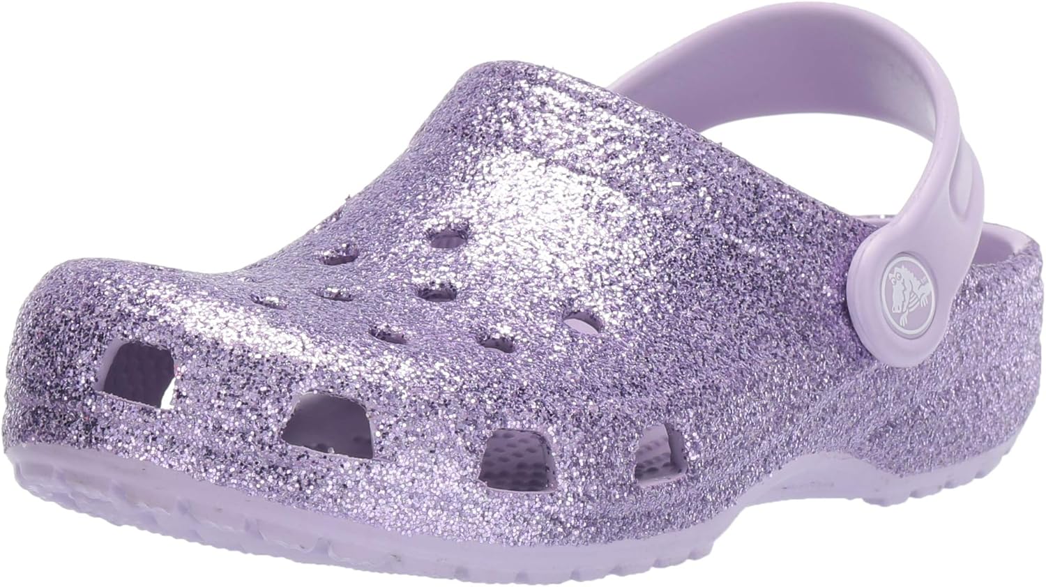 kids glitter crocs