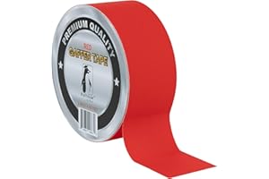 KOLTOSE BY MASH Red Gaffers Tape 2 Inch by 90 Feet Heavy-Duty Cloth Gaffer Tape – Non-Reflective, Water Resistant, Residue-Free Gaff Tape for Indoor and Outdoor Use, Versatile and Multipurpose Cloth Tape