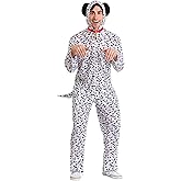 Adult Delightful Dalmatian Costume Dalmatian Onesie Halloween Costume