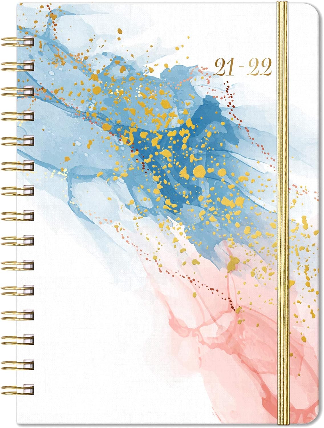 2021-2022 Planner – Academic Planner 2021-2022 from July 2021 - June 2022, Monthly planner, 6.4"x 8.5", Flexible Cover Planner with Elastic Closure, Coated Tabs, Inner Pocket : Office Products