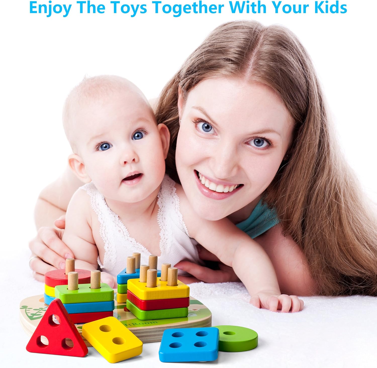 bettroom geometric sorter wooden toy