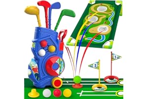 GMAOPHY Toddler Golf Club Set with Golf Board, Indoor Outdoor Sports Toys for Boys Ages 1 2 3 4 5 Year Old, Gifts for Kids Birthday Christmas Easter