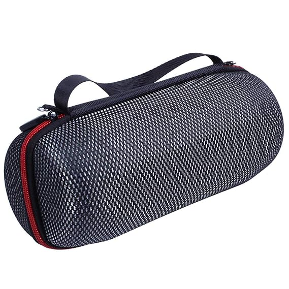 XZANTE Tasche für JBL Charge 3 Tragbarer Bluetooth-Lautsprecher & Kabel + Zubehör - Schwarz