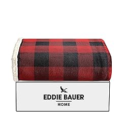 Eddie Bauer - Blanket, Super Soft Reversible Sherpa
