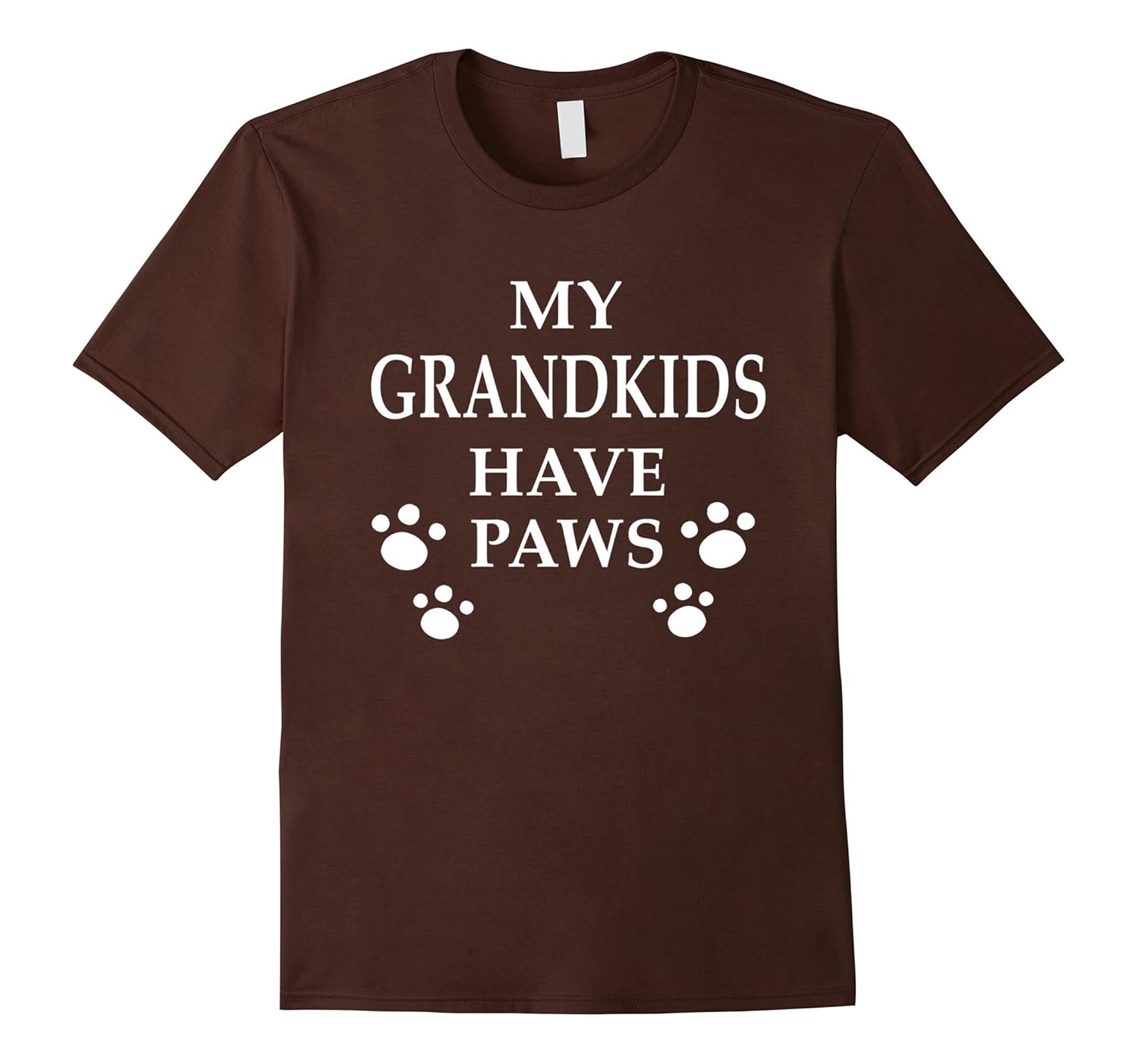 MY GRANDKIDS HAVE PAWS SHIRT DOG LOVERS T-SHIRT GRANDPARENT-anz