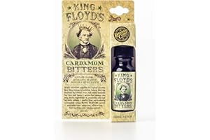 King Floyd's Artisanal Cardamom Blend, Hand Crafted, Strongest Cardamom out there, Gourmet Cocktail Bitters, .5oz Card Pack, Great Aromoma, Bar Provisions, Bitters for Cocktails