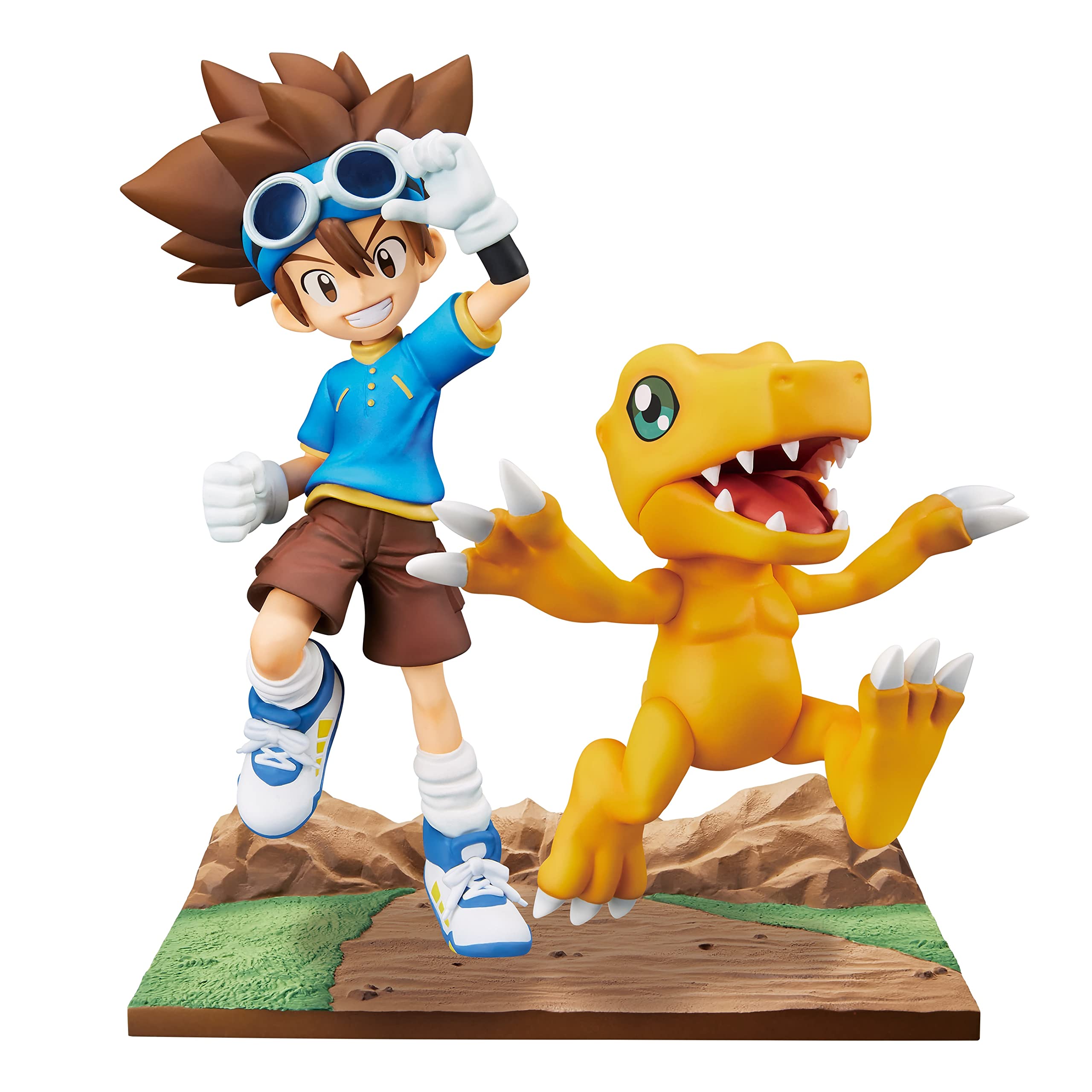 Banpresto - Digimon Adventure - Dxf - Adventure Archives - Taichi & Agumon Statue — image 1