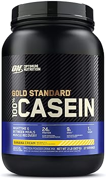 100 % proteína caseína en polvo para bebida, Gold Standard por Optimum Nutrition