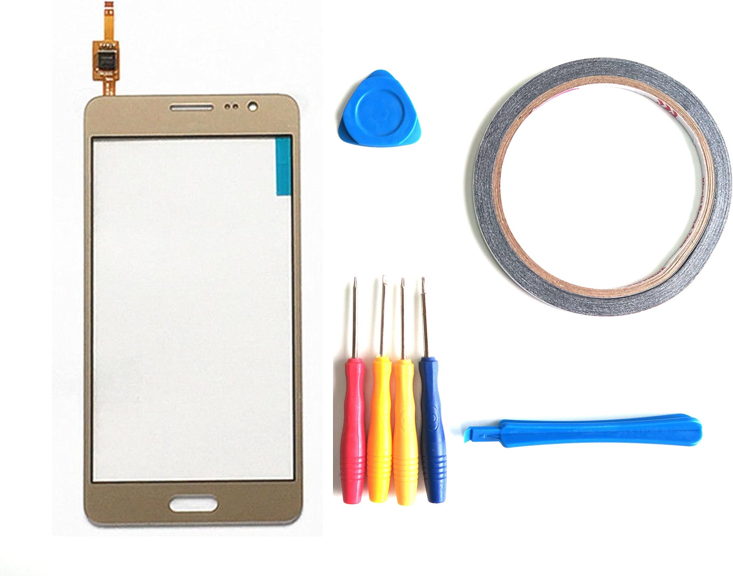 Digitizer Touch Screen Glass Display for Samsung Galaxy On5 SM-G550 F Y T G5500 Black+ Tools (Double-Sided Adhesive is Also Included)