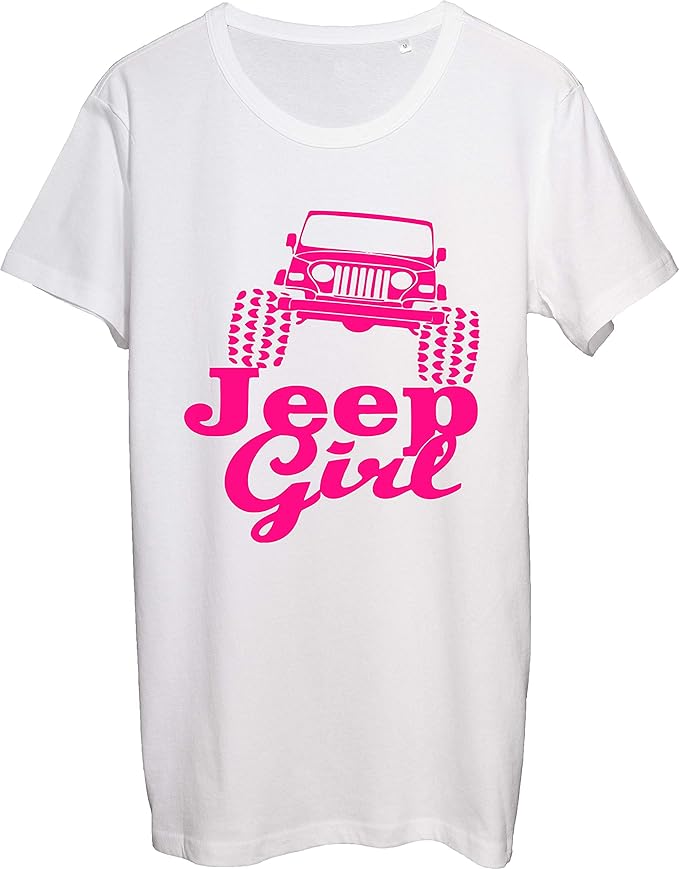 Jeep Girl Pink Funny Herren TShirt Small Amazon.de Bekleidung