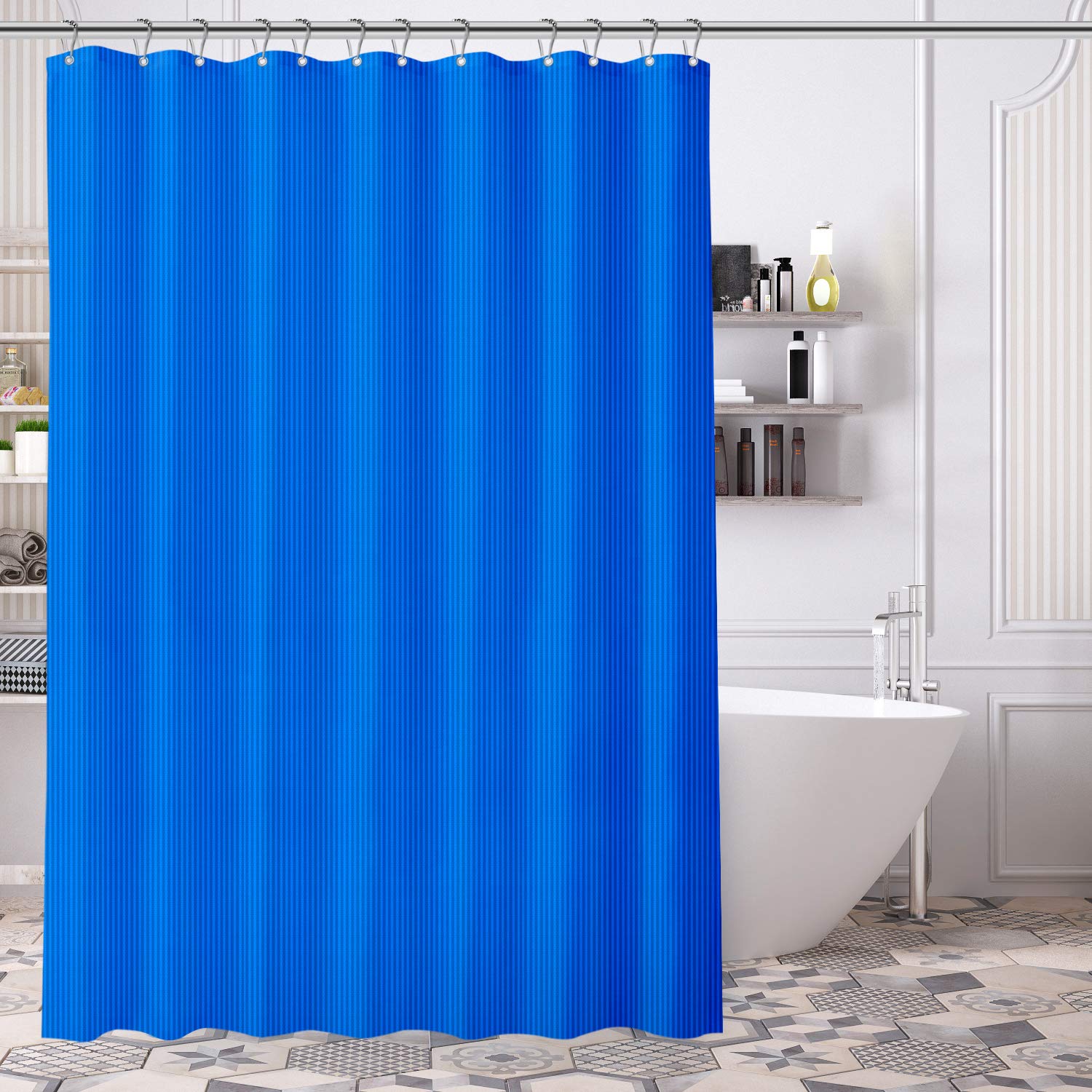 Carttiya Shower Curtain, Fabric Shower Curtains, Waterproof and Mould