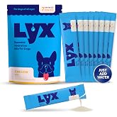 LYX Hydration Dog Electrolytes Water Enhancer, Chicken, 7-Count | Daily Dog Hydration for Active &amp; Senior Dogs &ndash; Supports Hydration, Recovery &amp; Wellness &ndash; Travel-Friendly Supplement Packets
